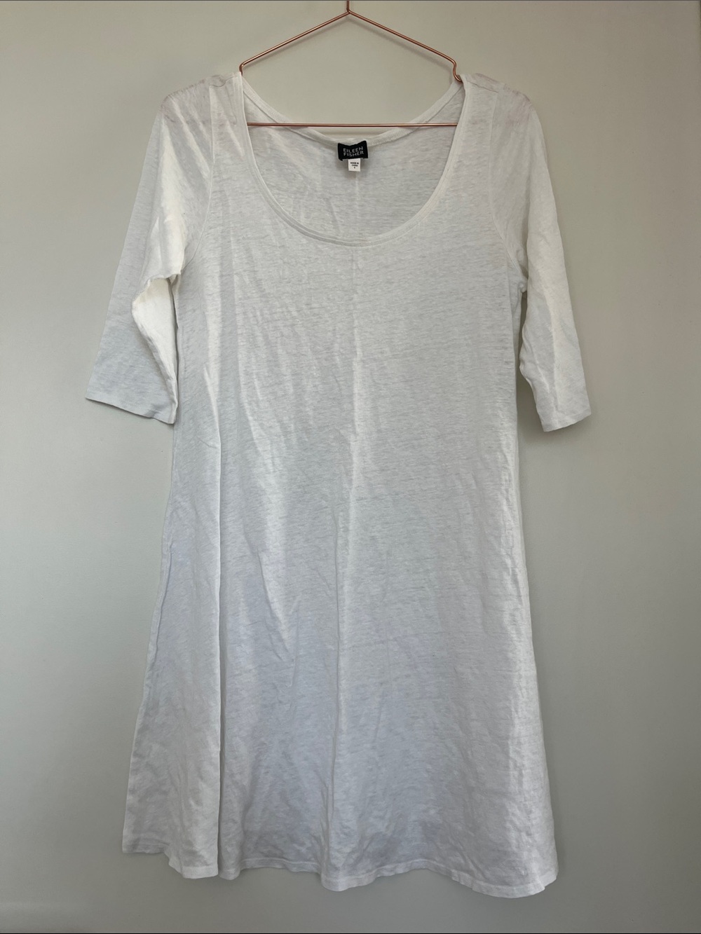 Eileen Fisher Scoop Neck T-Shirt Dress